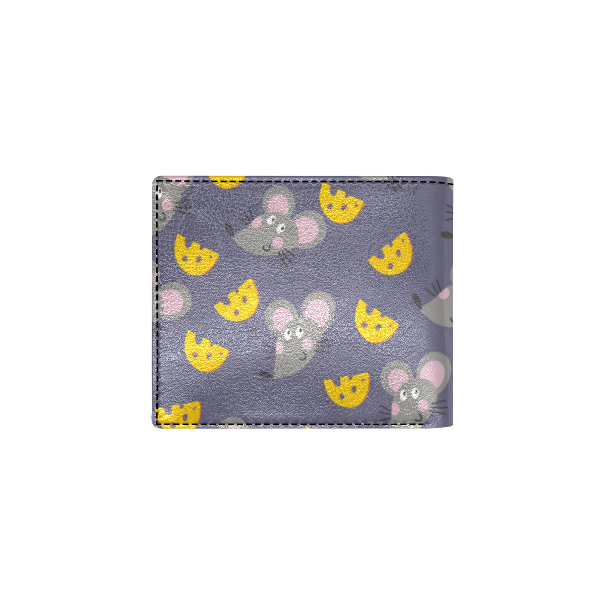 Rat With Cheese Pattern Print Design 01 Men's ID Card Wallet