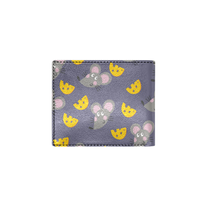 Rat With Cheese Pattern Print Design 01 Men's ID Card Wallet