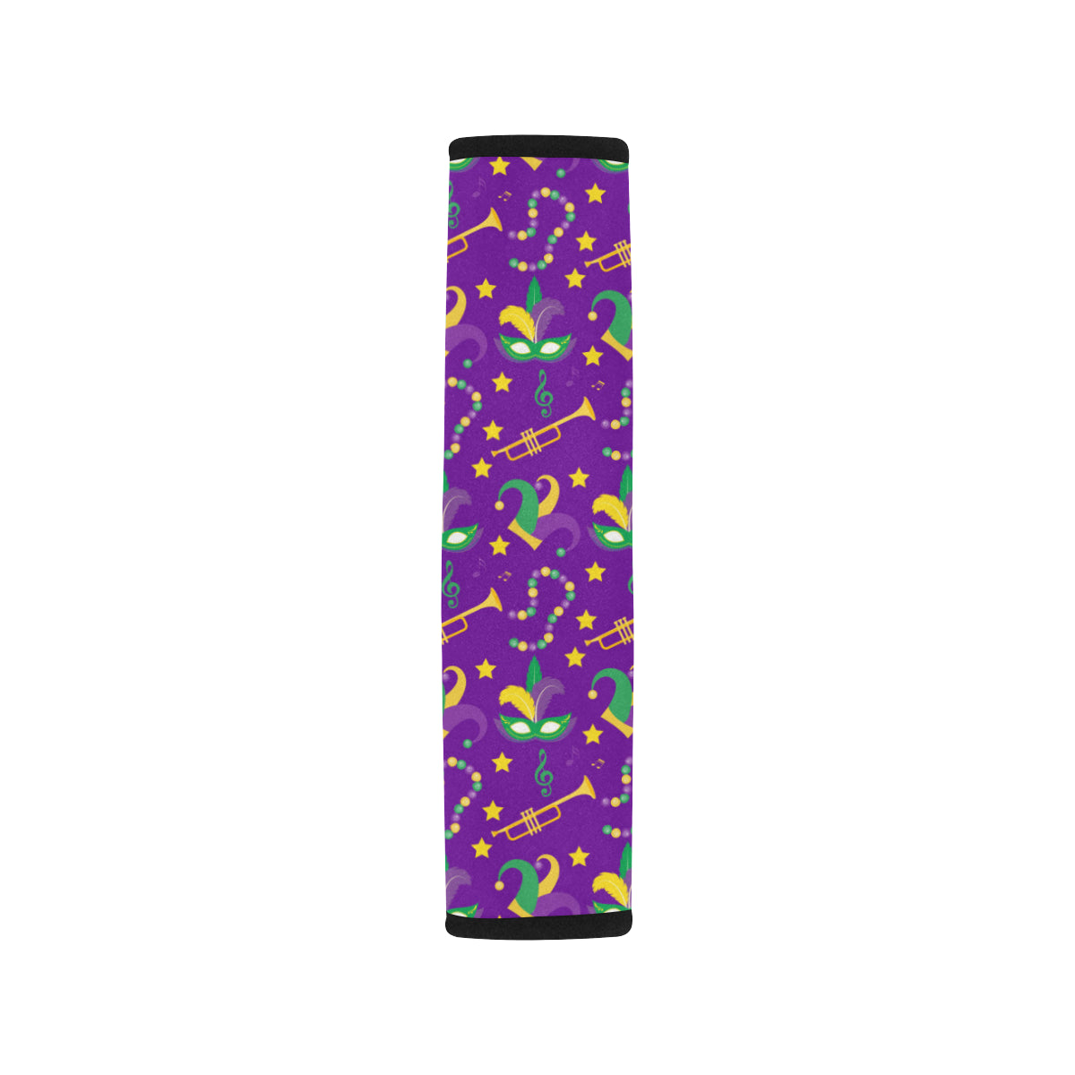 Mardi Gras Pattern Print Design 06 Car Seat Belt Cover