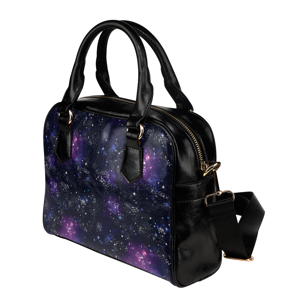 Cosmic Pattern Print Design 03 Shoulder Handbag