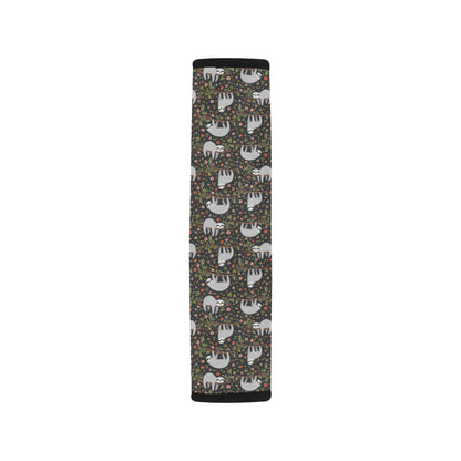 Sloth Cute Design Themed Print Car Seat Belt Cover