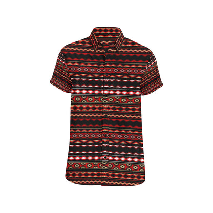 Southwestern Themed Men's Short Sleeve Button Up Shirt