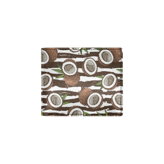 Coconut Pattern Print Design CN04 Men's ID Card Wallet