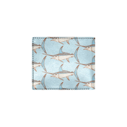 Swordfish Pattern Print Design 01 Men's ID Card Wallet