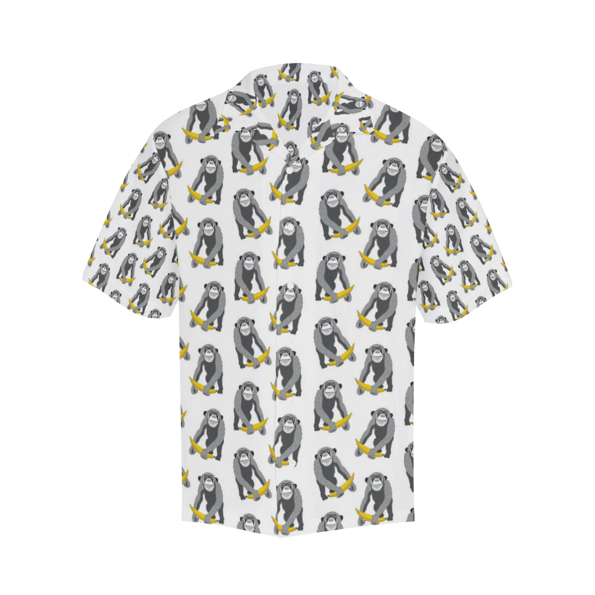 Chimpanzee Pattern Print Design 05 Men's Hawaiian Shirt