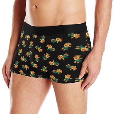 Hula Bear Pattern Print Design 06 Men's Boxer Briefs