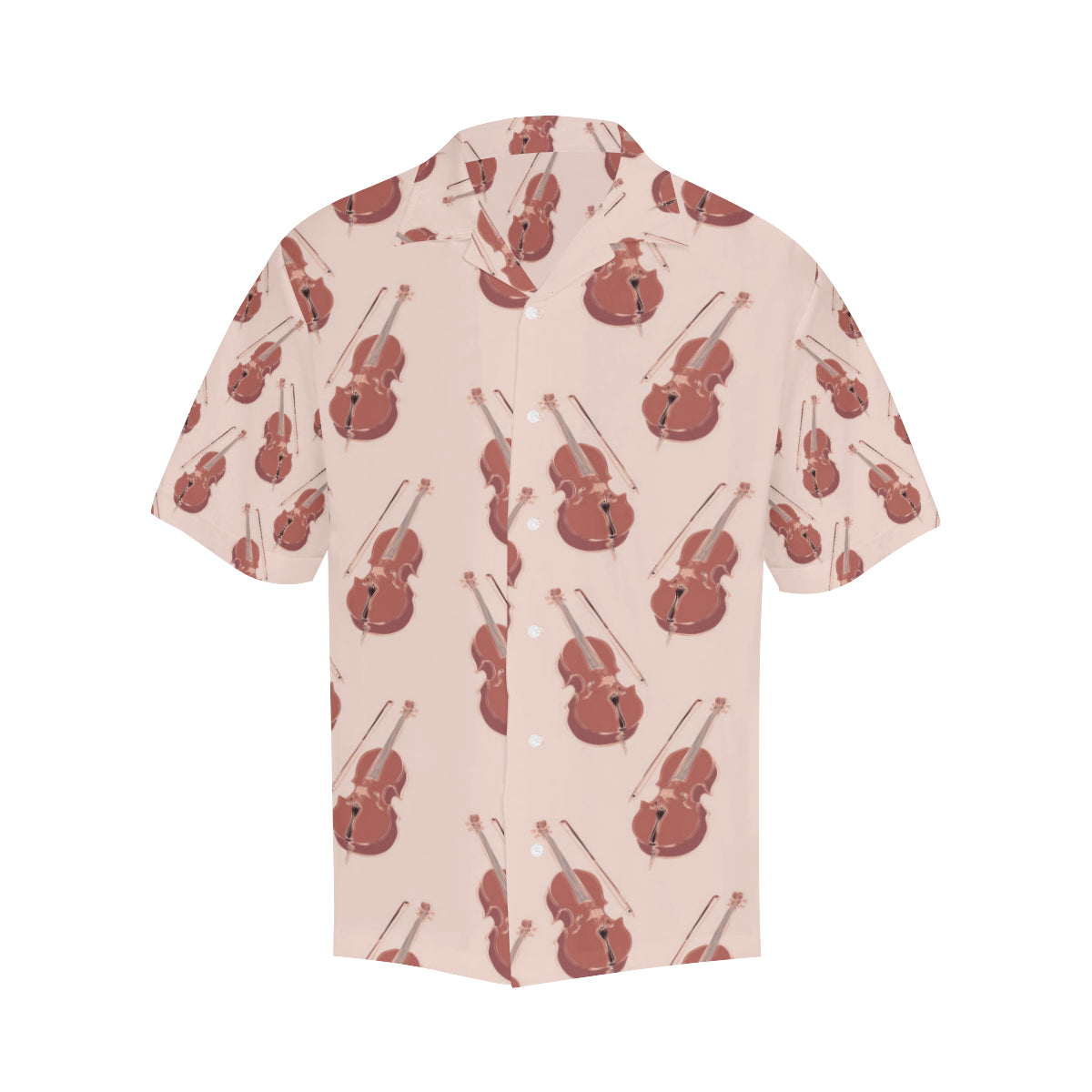 Cello Pattern Print Design 03 Men's Hawaiian Shirt