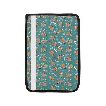Gingerbread Pattern Print Design 05 Car Seat Belt Cover