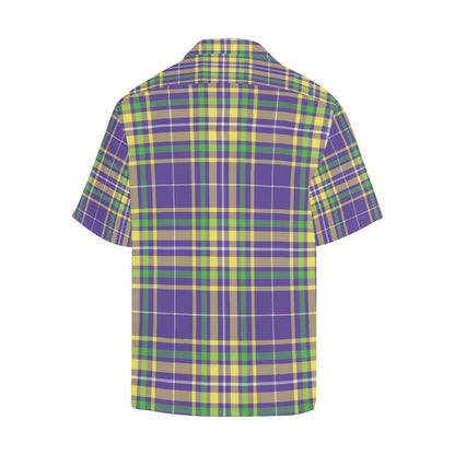 Mardi Gras Pattern Print Design 010 Men's Hawaiian Shirt