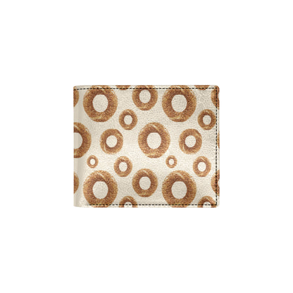 Bagel Pattern Print Design 01 Men's ID Card Wallet