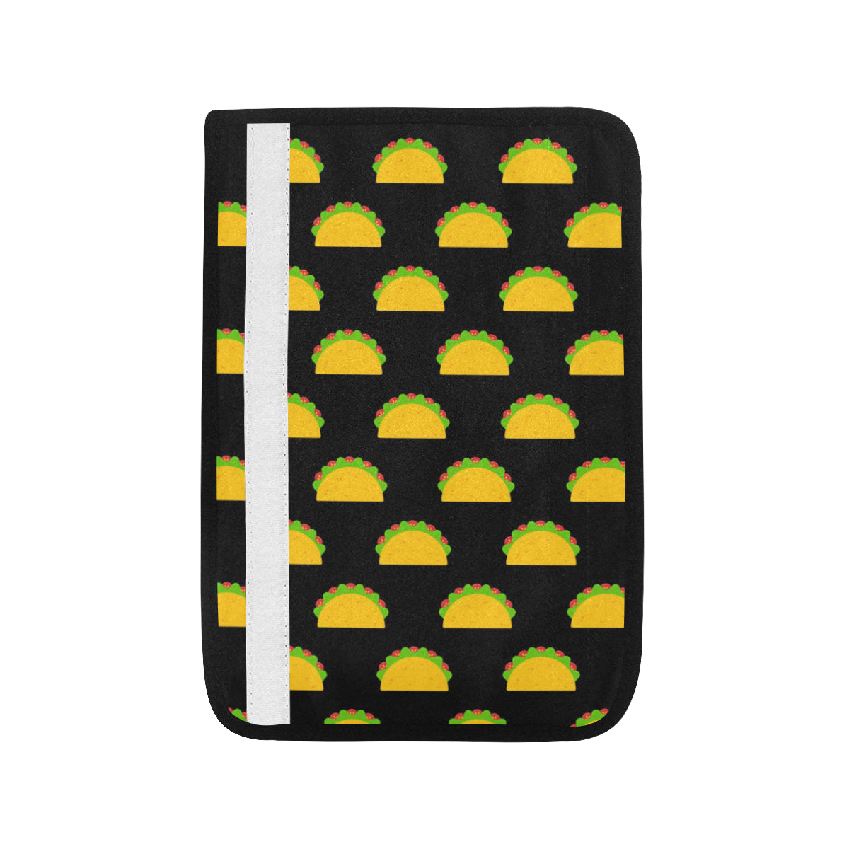 Taco Pattern Print Design TC06 Car Seat Belt Cover