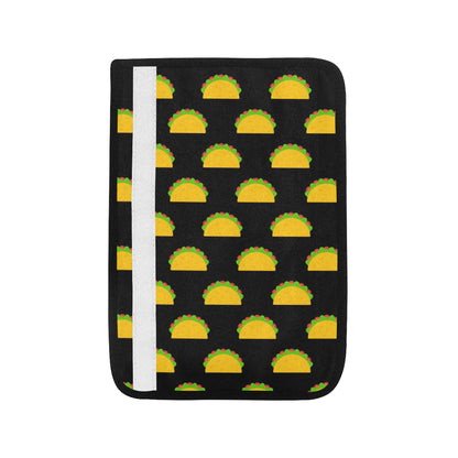Taco Pattern Print Design TC06 Car Seat Belt Cover