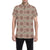 Calendar Aztec Print Pattern Men's Short Sleeve Button Up Shirt