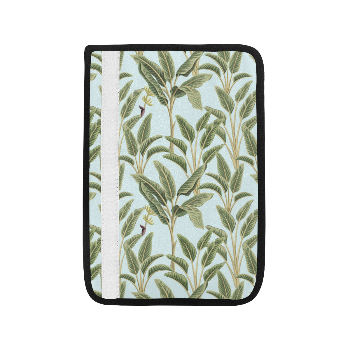 Banana Leaf Pattern Print Design BL03 Car Seat Belt Cover