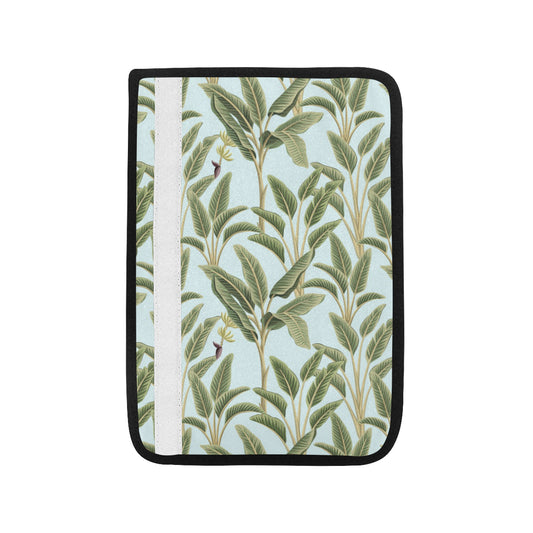Banana Leaf Pattern Print Design BL03 Car Seat Belt Cover