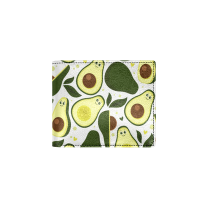 Avocado Pattern Print Design AC06 Men's ID Card Wallet