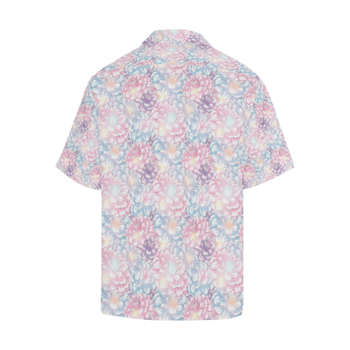 Dahlia Pattern Print Design 01 Men's Hawaiian Shirt