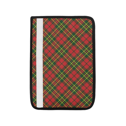 Plaid Holiday Pattern Print Design A01 Car Seat Belt Cover