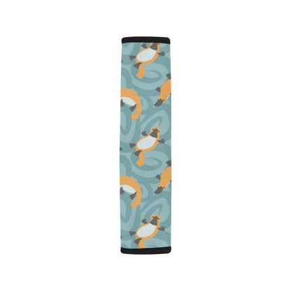 Platypus Pattern Print Design A01 Car Seat Belt Cover