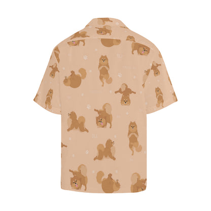 Pomeranians Pattern Print Design A06 Men's Hawaiian Shirt