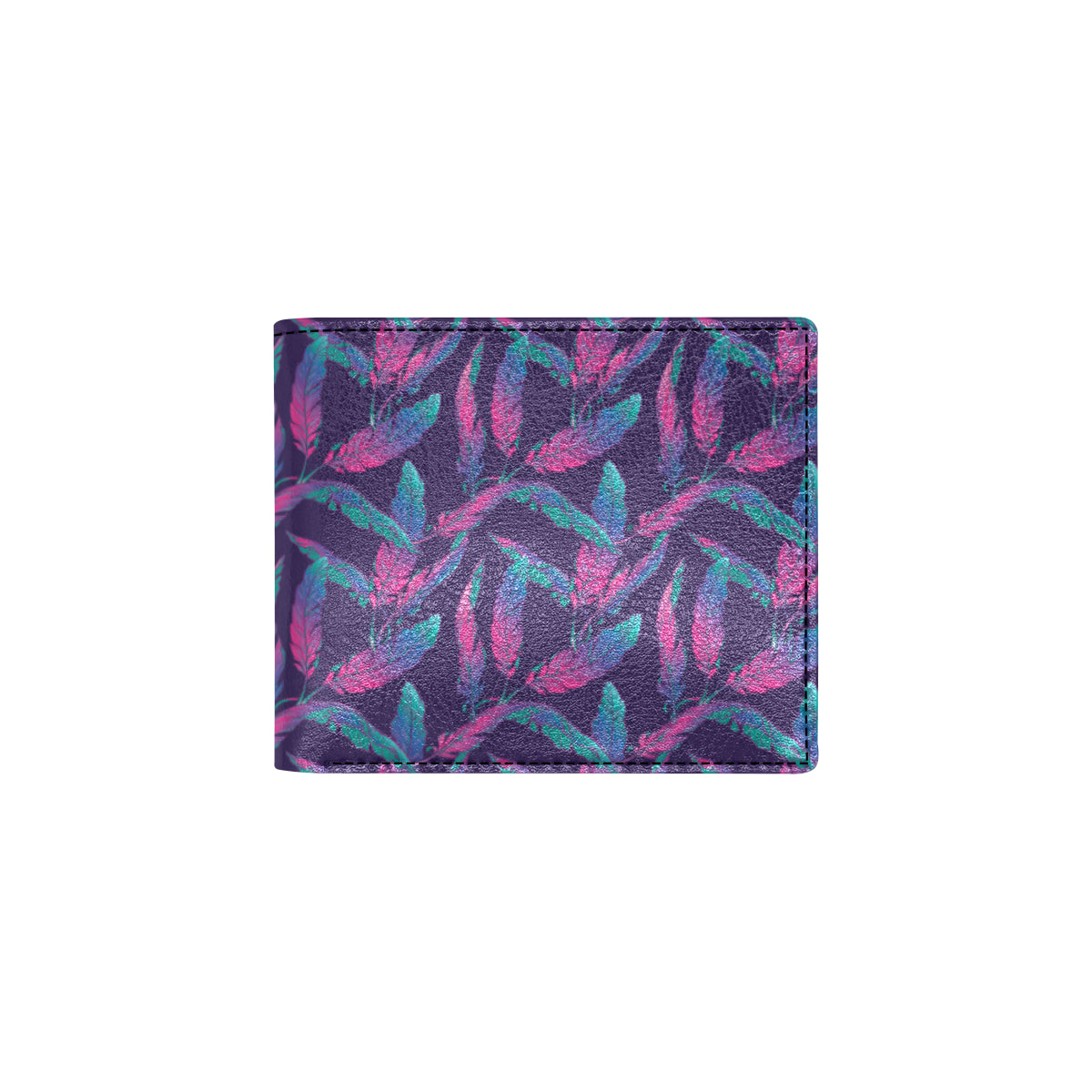 Banana Leaf Pattern Print Design 08 Men's ID Card Wallet