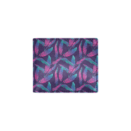 Banana Leaf Pattern Print Design 08 Men's ID Card Wallet