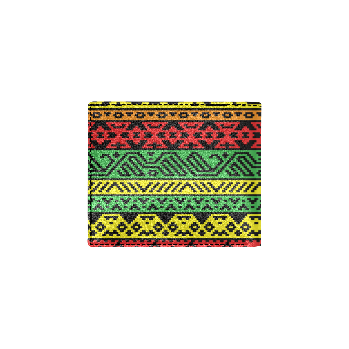 Rastafarian Pattern Print Design A02 Men's ID Card Wallet