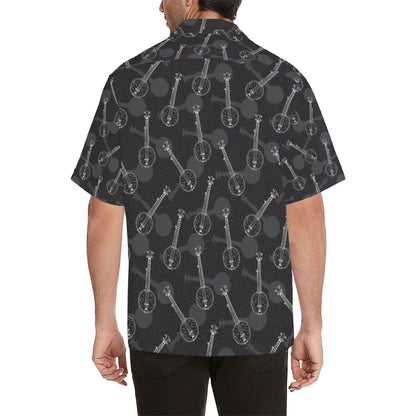 Banjo Pattern Print Design 03 Men's Hawaiian Shirt