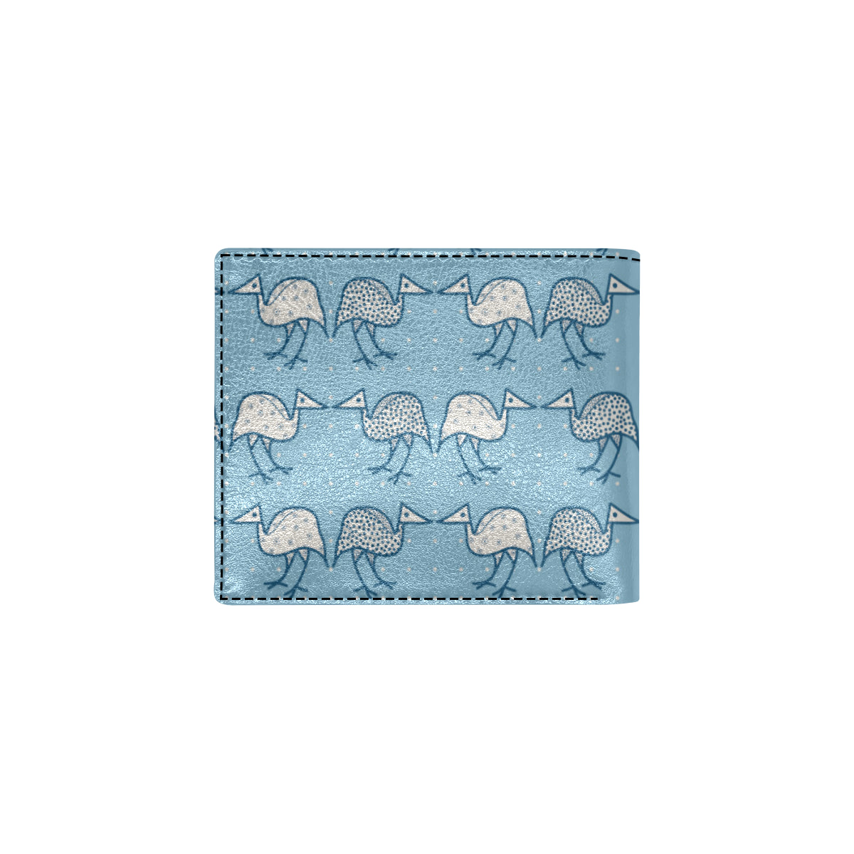 Emu Pattern Print Design 01 Men's ID Card Wallet