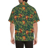 Lion Jungle Pattern Print Design 05 Men's Hawaiian Shirt