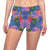 Tropical Flower Pattern Print Design TF025 Yoga Shorts