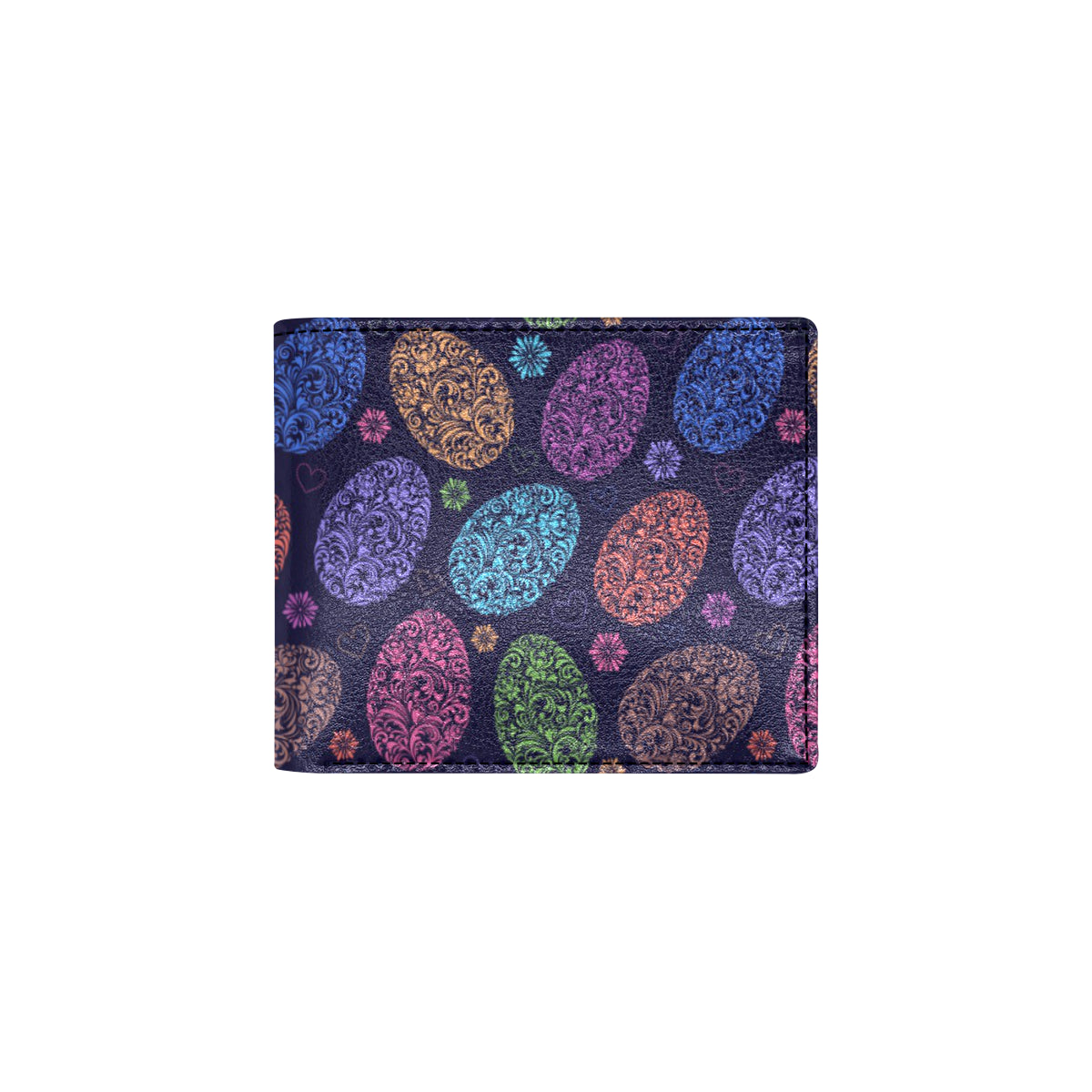 Easter Eggs Pattern Print Design RB012 Men's ID Card Wallet