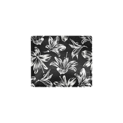Amaryllis Pattern Print Design AL04 Men's ID Card Wallet