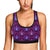 lotus Pattern Print Design LO01 Sports Bra