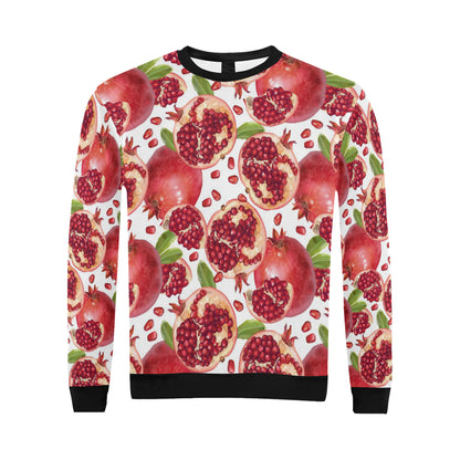 Pomegranate Pattern Print Design PG03 Men Long Sleeve Sweatshirt