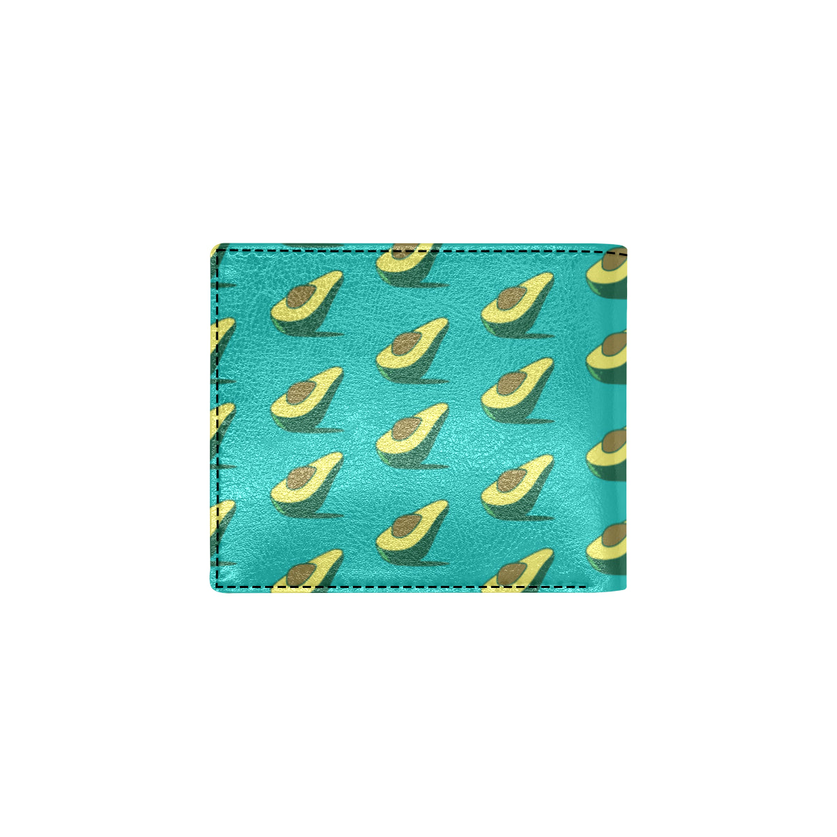Avocado Pattern Print Design 03 Men's ID Card Wallet