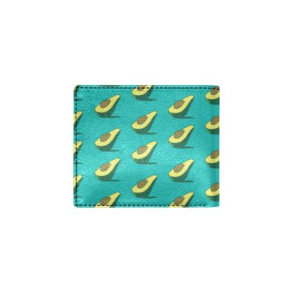 Avocado Pattern Print Design 03 Men's ID Card Wallet
