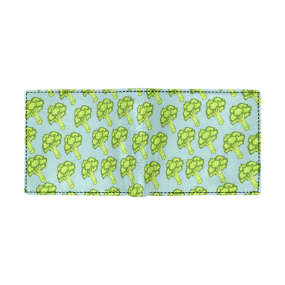 Broccoli Pattern Print Design 02 Men's ID Card Wallet