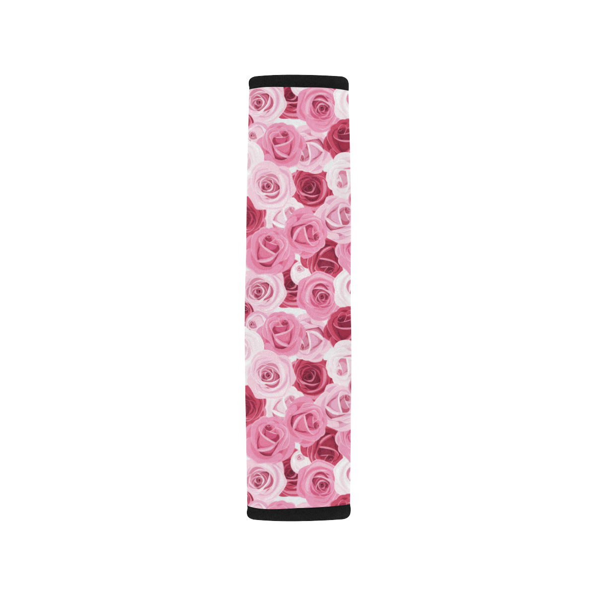 Pink Red Rose Pattern Print Car Seat Belt Cover