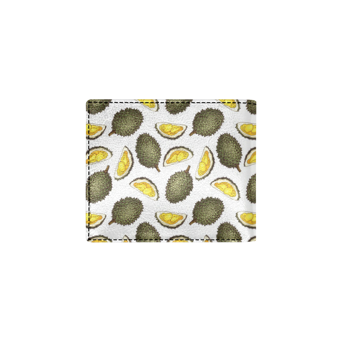 Durian Pattern Print Design DR03 Men's ID Card Wallet