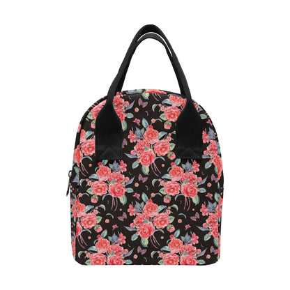 Camellia Pattern Print Design CM03 Insulated Lunch Bag