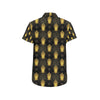 Buddha Pattern Print Design 04 Men's Short Sleeve Button Up Shirt