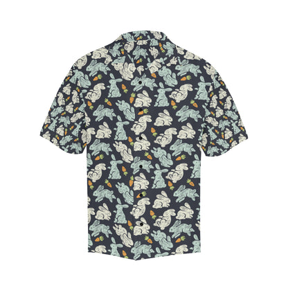 Bunny Pattern Print Design 04 Men's Hawaiian Shirt