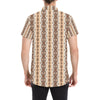 Native Classic Pattern Print Men's Short Sleeve Button Up Shirt