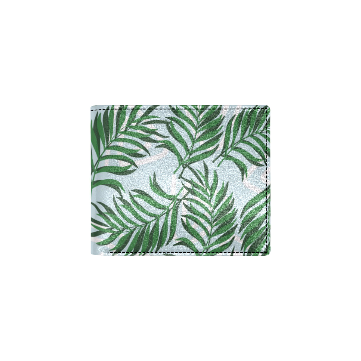 Palm Leaves Pattern Print Design PL06 Men's ID Card Wallet