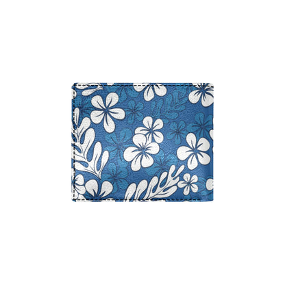 Plumeria Pattern Print Design PM015 Men's ID Card Wallet