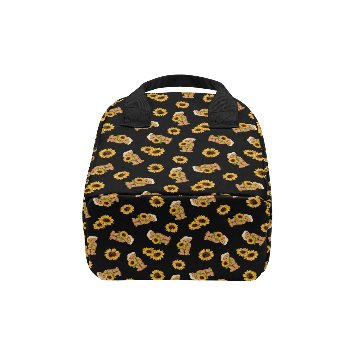 Sunflower Pattern Print Design SF016 Insulated Lunch Bag