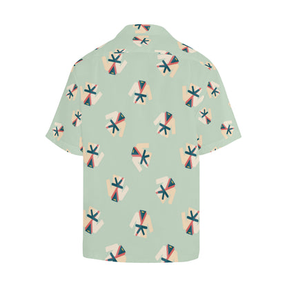 Karate Pattern Print Design 02 Men's Hawaiian Shirt