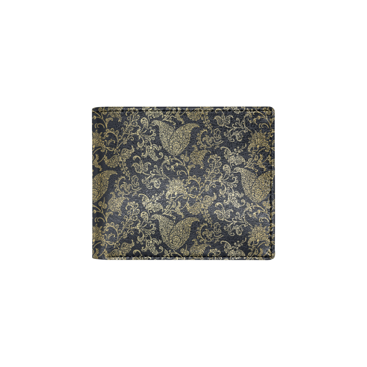 Brocade Pattern Print Design 04 Men's ID Card Wallet