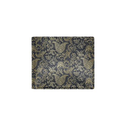 Brocade Pattern Print Design 04 Men's ID Card Wallet